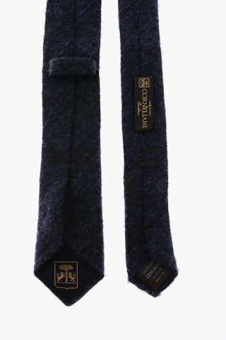 Wool Blend Skinny Tie 