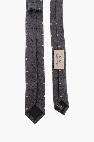 CC COLLECTION Polka Dot Silk Ultra Slim Tie