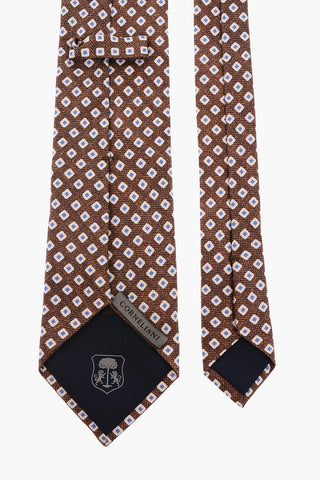 Silk Geometrical Printed Tie