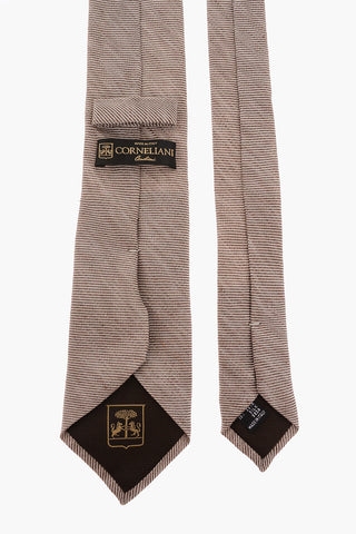 Cravatta Narrow in Lino Mini Stripe