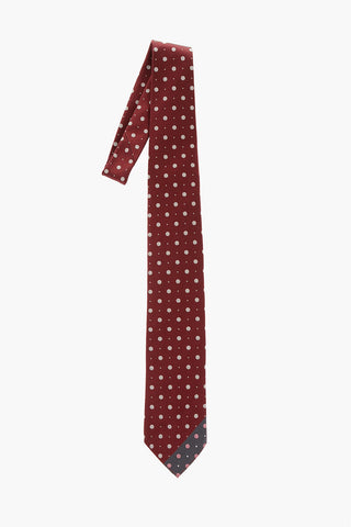Polka Dot Silk New Standard Tie