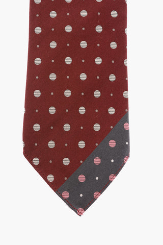 Polka Dot Silk New Standard Tie