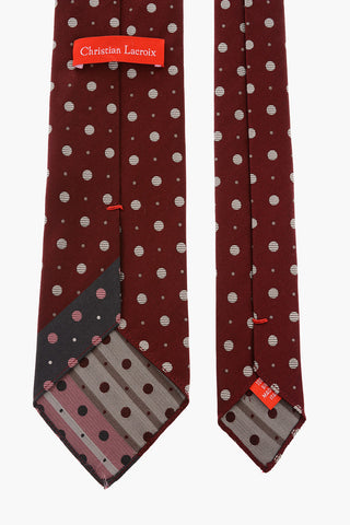 Polka Dot Silk New Standard Tie