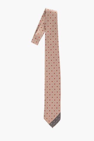 Polka Dot Silk New Standard Tie