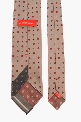 Polka Dot Silk New Standard Tie