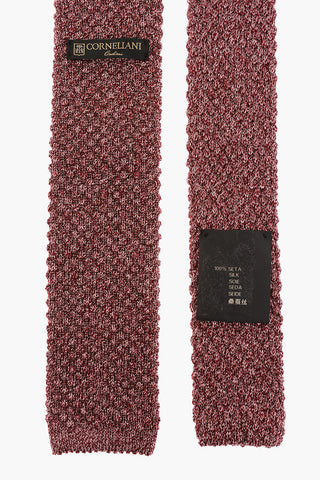 Cravatta Crochet in Seta e Lino