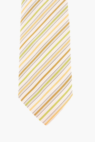 TREND Diagonal Striped Silk Tie