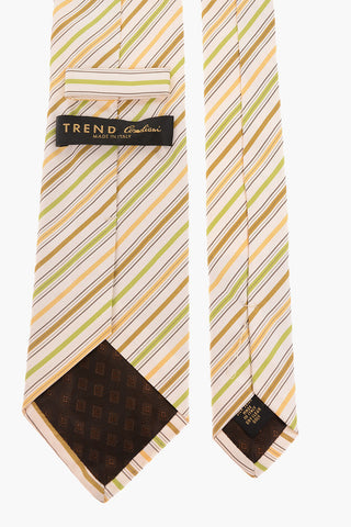 TREND Diagonal Striped Silk Tie