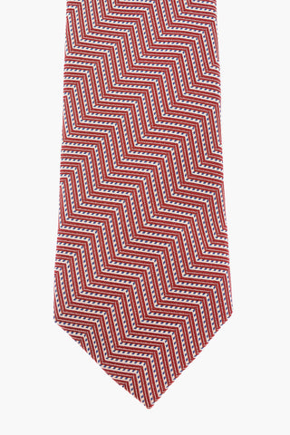 Cotton Blend Embroidered Tie