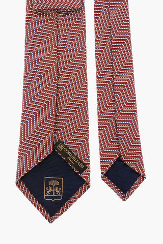 Cotton Blend Embroidered Tie