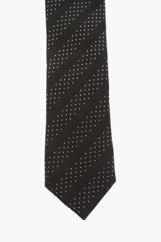 CC COLLECTION Regimental Striped Polka Dot Tie