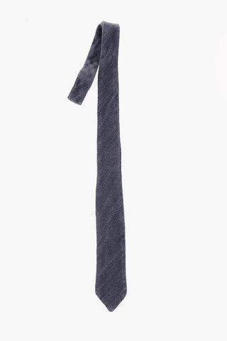 Wool and Silk Skinny Tie