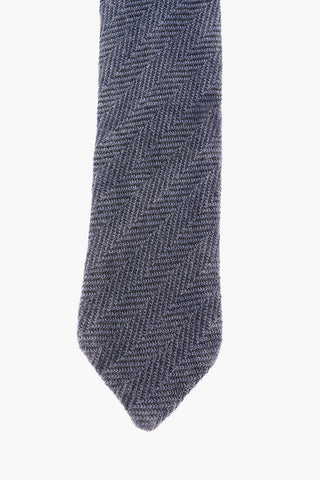 Wool and Silk Skinny Tie