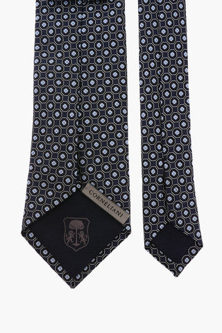 Silk Geometrical Embroidered Tie