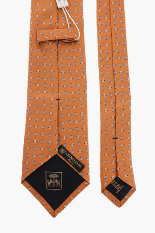 Embroidered Silk Tie 
