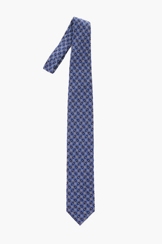 Embroidered Silk Standard Tie