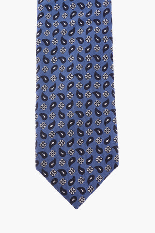Embroidered Silk Standard Tie