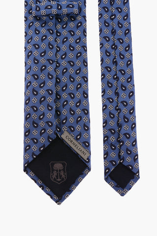 Embroidered Silk Standard Tie