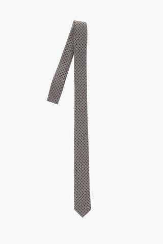 CC COLLCTION Silk Embroidered Tie with Pocket Square