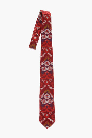 Jacquard Silk Narrow Tie
