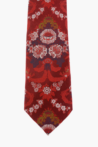 Jacquard Silk Narrow Tie
