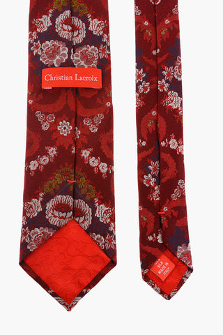 Jacquard Silk Narrow Tie
