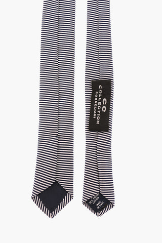 CC COLLECTION Striped Skinny Tie