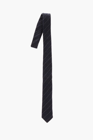 CC COLLECTION Virgin Wool Striped Tie 