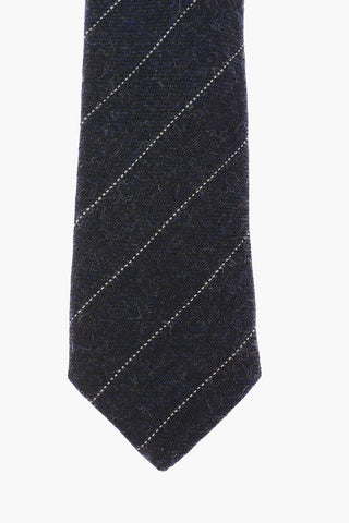 CC COLLECTION Virgin Wool Striped Tie 