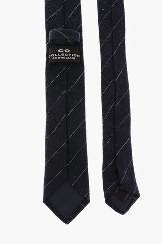 CC COLLECTION Virgin Wool Striped Tie 