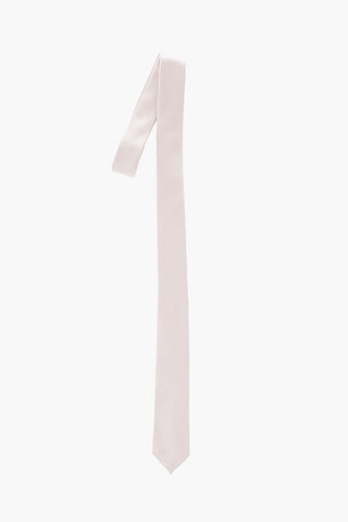 Shimmered Silk Skinny Tie 