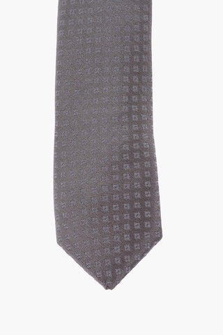 CC COLLECTION Jacquard Silk Skinny Tie 