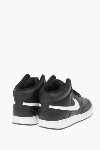 leather COURT VISION MID High-top Sneakers