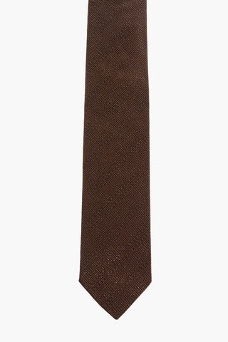 CC BROTHERS Silk Lurex Detail Tie