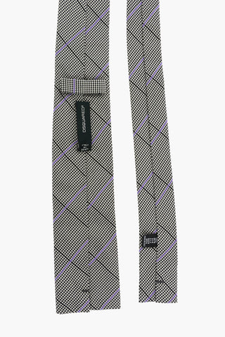 Silk Houndstooth Tie