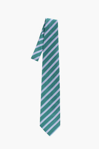 Regimental Striped Silk Traditional Tie