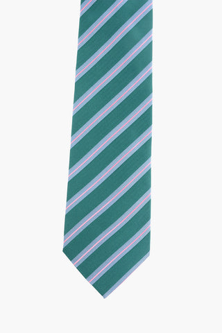 Regimental Striped Silk Traditional Tie