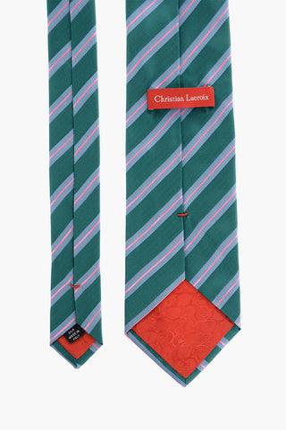 Regimental Striped Silk Traditional Tie