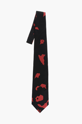 Printed Silk Traditional Tie 