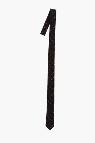 TREND Geometrical Embroidered Skinny Tie 