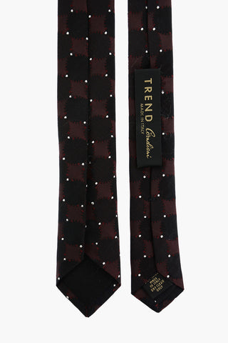 TREND Geometrical Embroidered Skinny Tie 