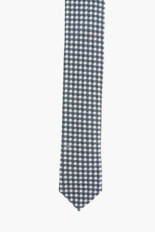 CC COLLECTION Checked Cotton Tie