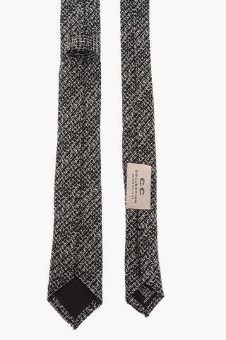CC COLLECTION Cravatta Skinny in Seta Melange