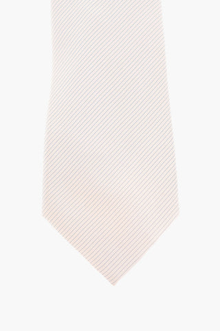 Silk Pencil Striped Narrow Tie