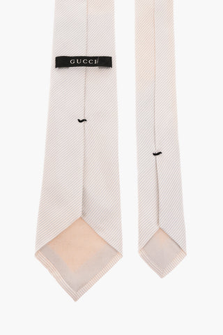 Silk Pencil Striped Narrow Tie