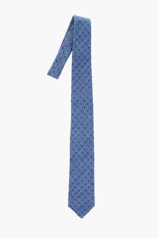 Embroidered Polka Dot Tie 