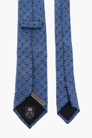 Embroidered Polka Dot Tie 