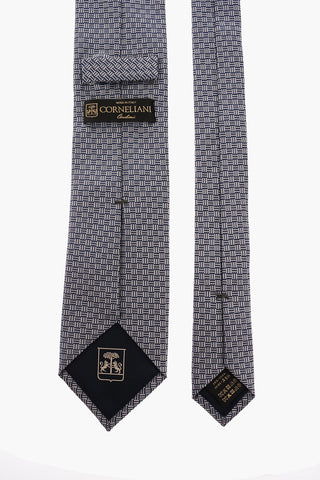 Silk District Check Slim Tie