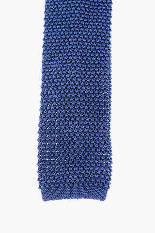 Silk Crochet Slim Tie