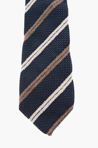 Crochet Regimental Striped Tie